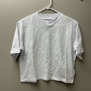 The Drop Women’s Sydney White Cropped T-Shirt